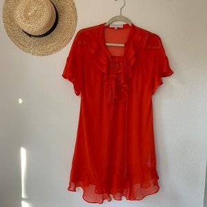 Endless Rose Lace Up Mini Dress